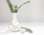 Antique Milk Glass Perfume Bottle- Victorian Decanter