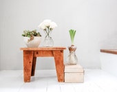 Wooden Stool, Rustic Step Stool