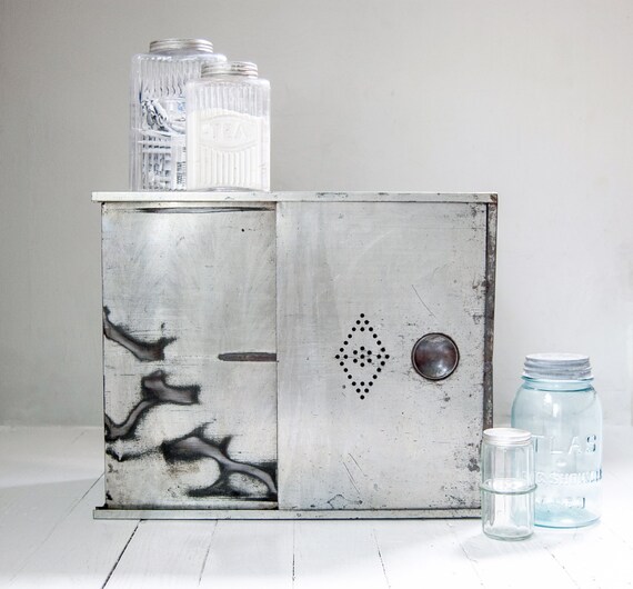 Hoosier Cabinet Bread Box Storage Cabinet Vintage Kitchen Etsy