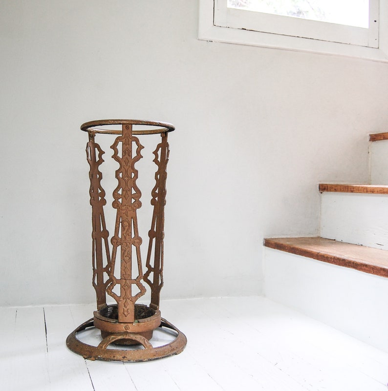 Antique Umbrella Stand With Removable Drip Tray Modern Farmhouse Entryway Decor Antique Umbrella Stand With Removable Drip Tray Modern Farmhouse Entryway Decor