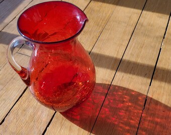 4"BlenkoRed CracklePitcher