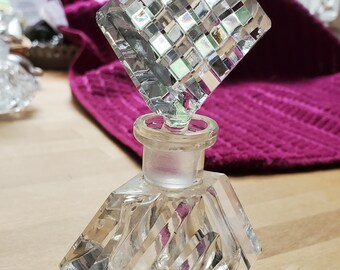 WestGermanyCutGlass CrystalPerfumeBottle