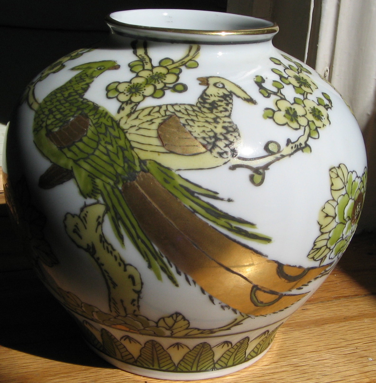 Gold Imari Vase Ginger Jar Hand Painted Gilt Work Porcelain Etsy