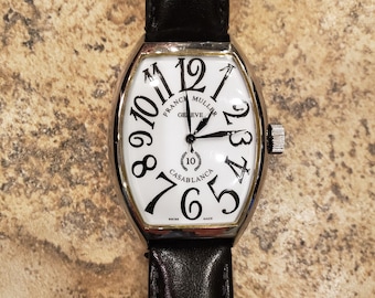 PriceNegotiable FranckMullerLimitedEditionWatch Casablanca10thAnniversary FranckMuller’sTonneauCurvexBody Genève WatchmakingGrandPrixWinner