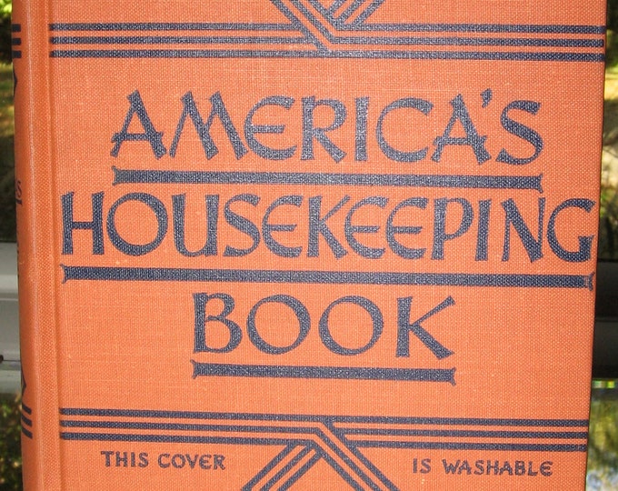 First Edition America's Housekeeping Book 1941 on Eclectic Etsy