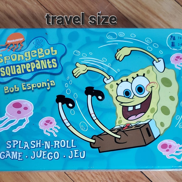 NewSpongebob Splash N Roll TravelSizeGameboard SpongebobSquarepants