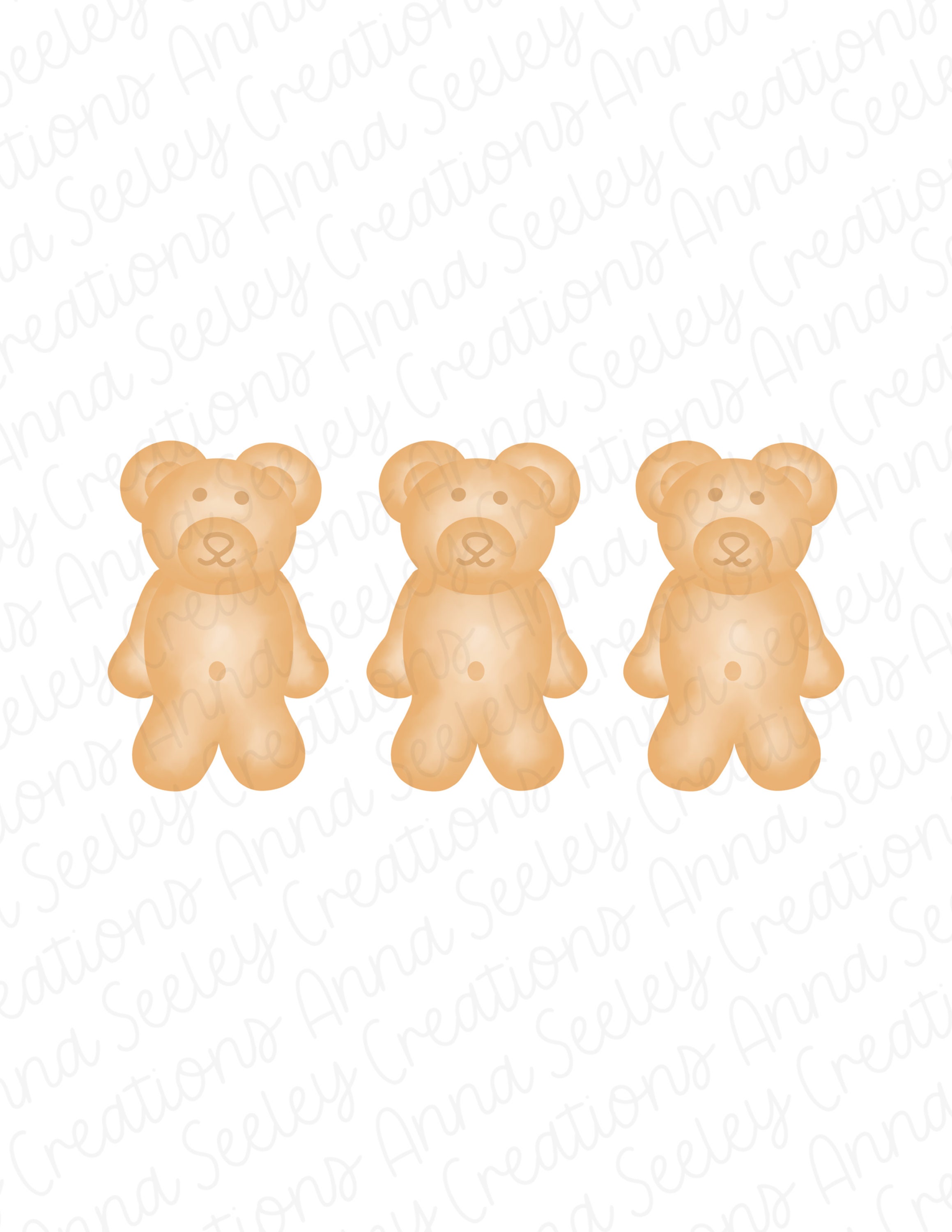Teddy graham cookies - Etsy 日本
