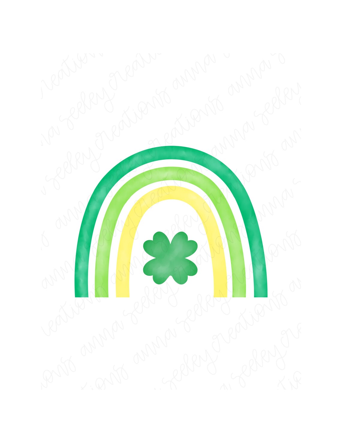 st patricks day rainbow to colour