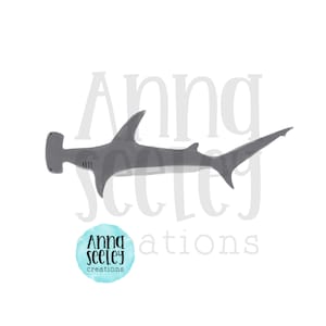Aquarela tubarão martelo PNG design