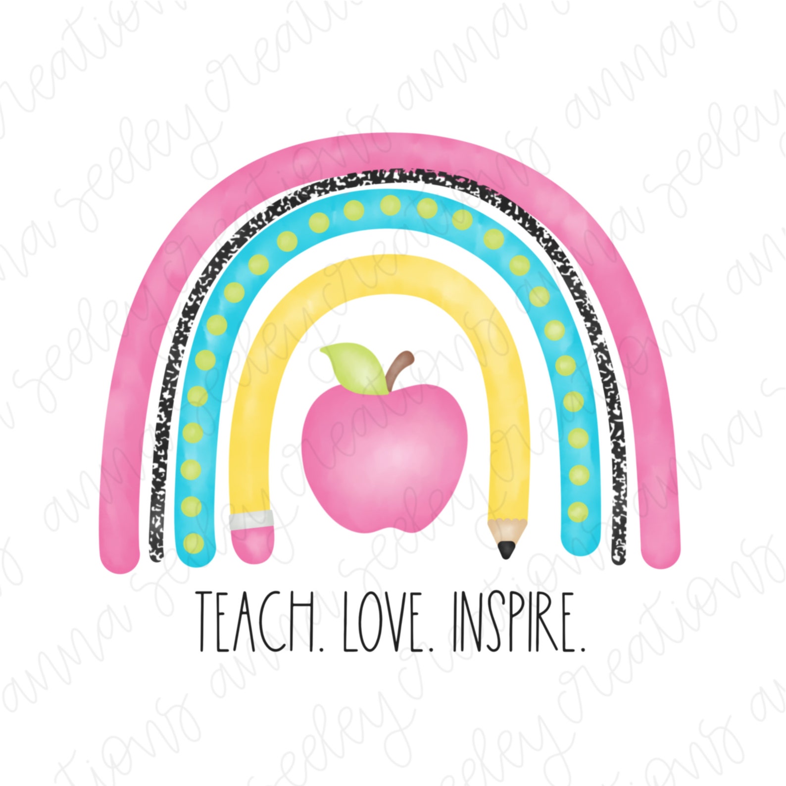 School Rainbow for Teachers & Teacher Appreciation Week Gift Etsy