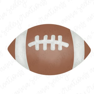 Watercolor Football - Sports Ball Equipment Soccer Baseball Softball Golf Tennis Basketball PNG Design for Heat Press Transfer Sublimation