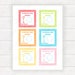 Printable Non-editable PDF 3x3in 6 Colors Included Bubbles - Etsy
