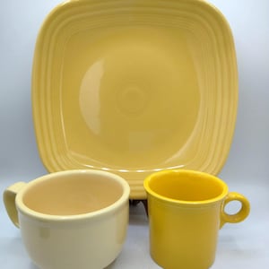 Fiestaware Square Plate - Etsy