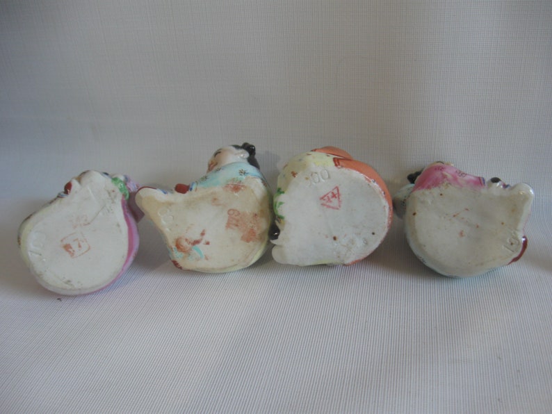 Jingdezhen Red China Era Chinese Children Porcelain Figurine Asian Statuette