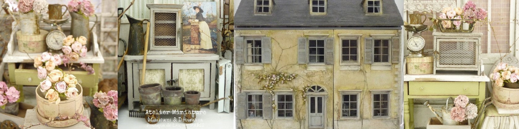 Maison de poupée miniature en forme de livre, maison de conte de fé