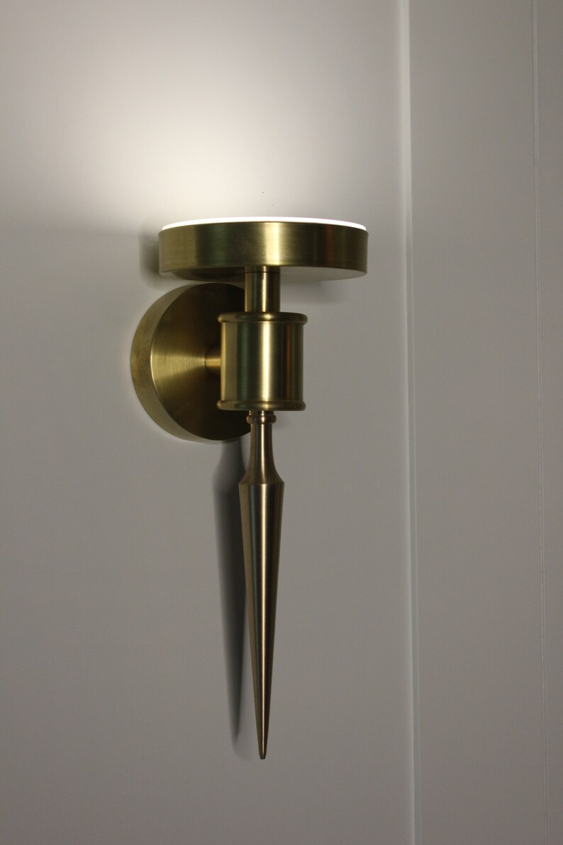 Modern Art Deco Wall Sconce Etsy