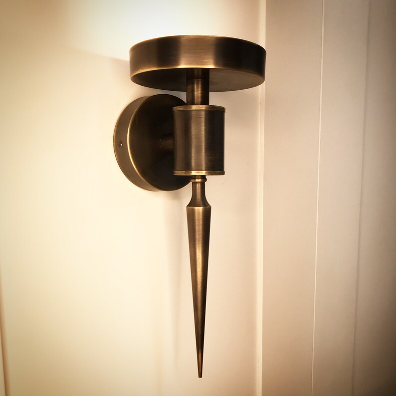 Modern Art Deco Wall Sconce Etsy
