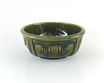 Early 1920's Zanesville Stoneware Company Green Bowl #17