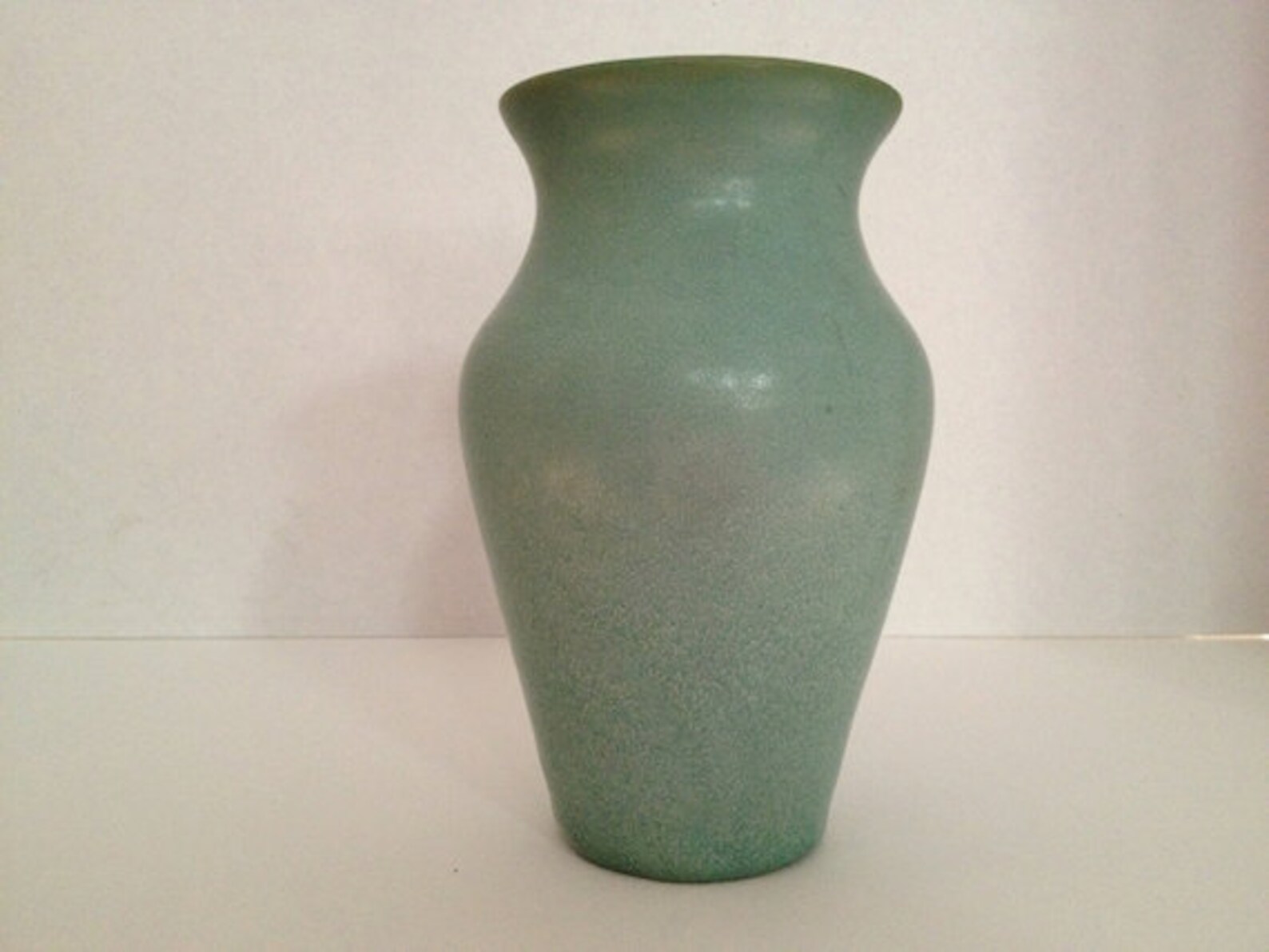 Vintage Genuine Bybee Pottery Vase Matte Green Etsy