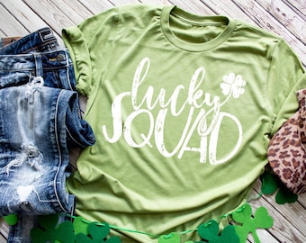 St Patrick's Day Lucky Squad shirt