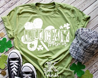 St Patrick's Day Lucky Mama shirt