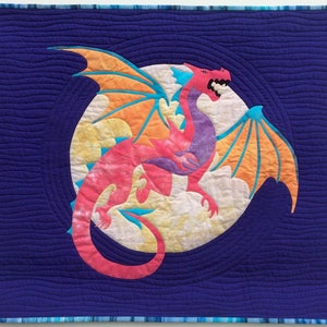 Dastardly Dragon PDF Appliqué Pattern