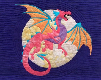 Dastardly Dragon PDF Appliqué Pattern