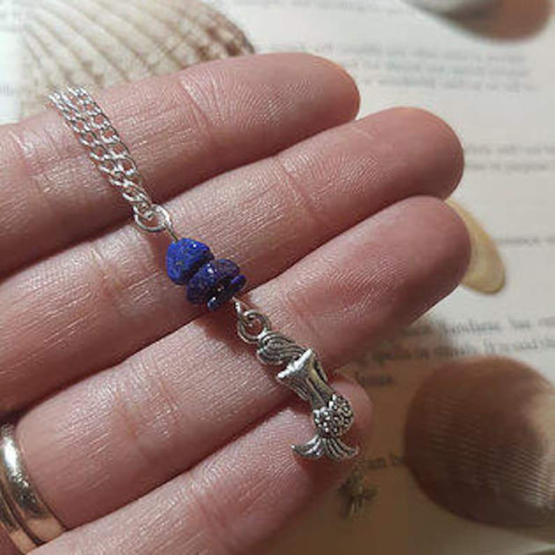 Lapis Lazuli Rose Quartz 25/% OFF Mermaid necklace Amethyst Green Aventurine
