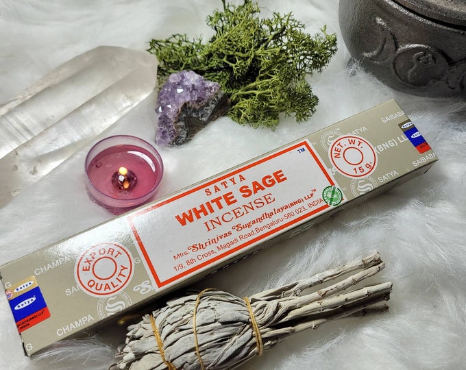 Satya White Sage Incense sticks - Cleanse your space