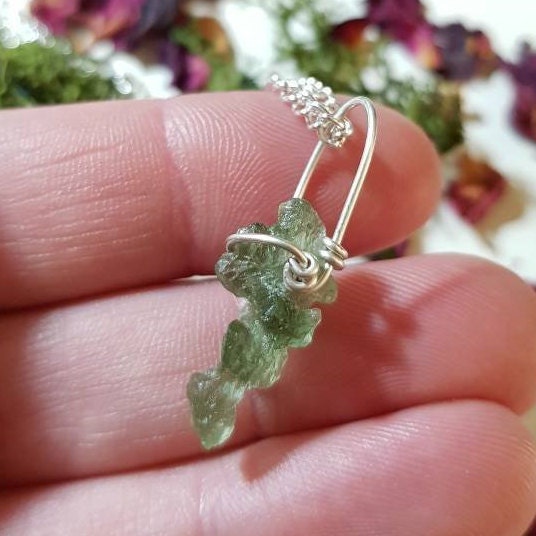 Moldavite necklace