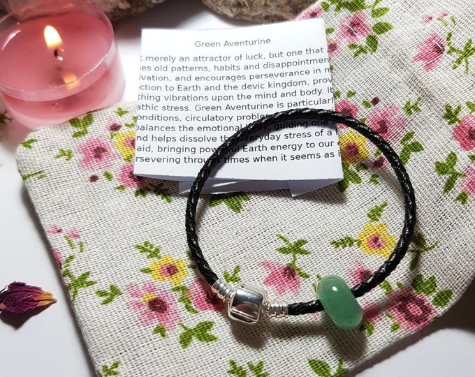 Green Aventurine bracelet - Luck and Health - Heart chakra
