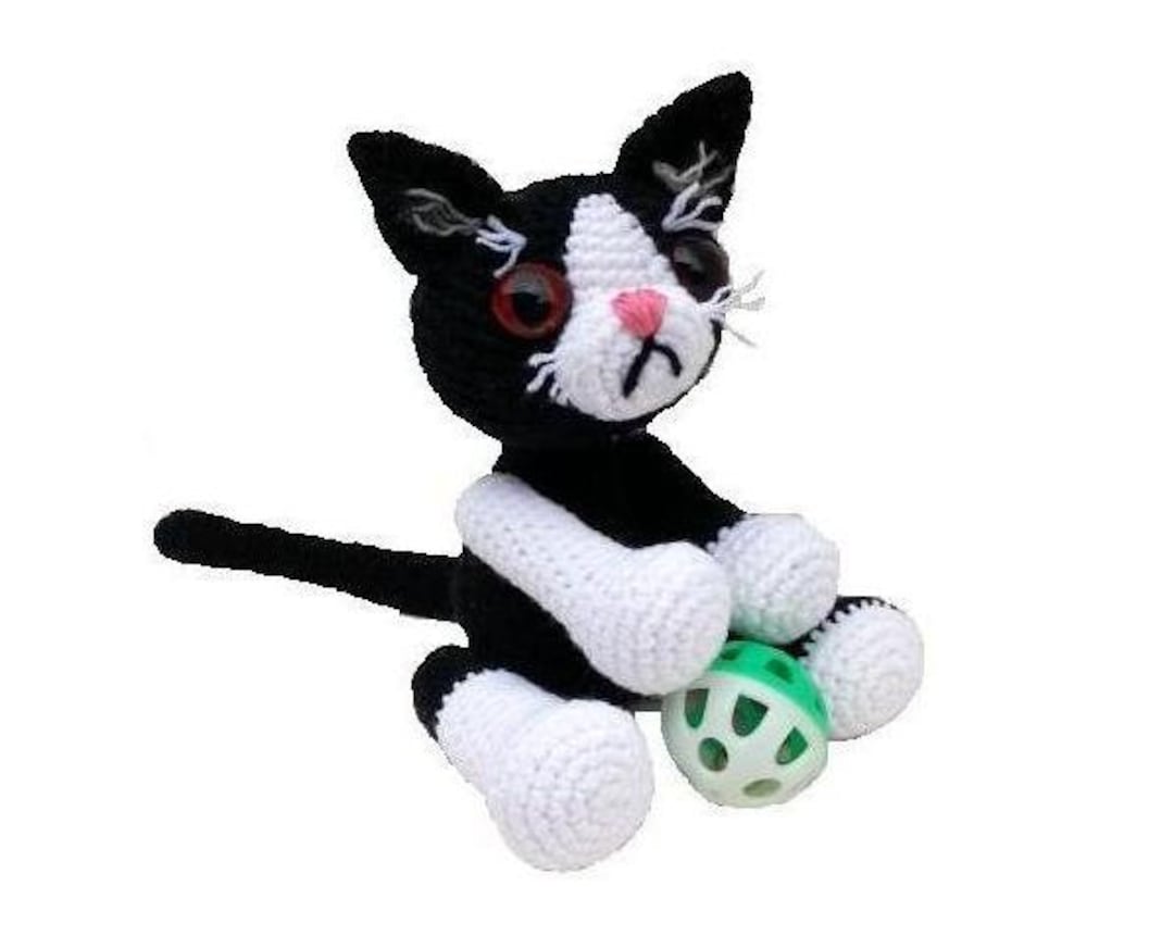 Pokey Kitty Cat Crochet Pattern - Grumpy Cats Collection - Etsy
