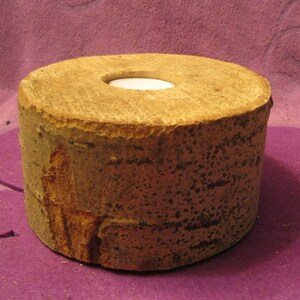BIRCH Rustic Wooden  CANDLE Holder