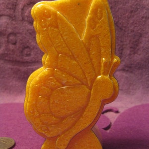YELLOW GOLD Standing BUTTERFLY Epsom Salt