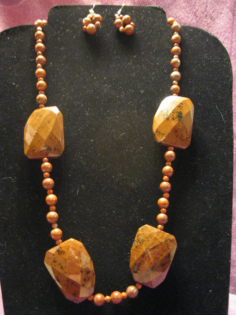 RED CREEK JASPER Jewelry Set image 1