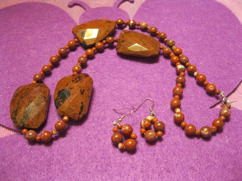 RED CREEK JASPER Jewelry Set image 2