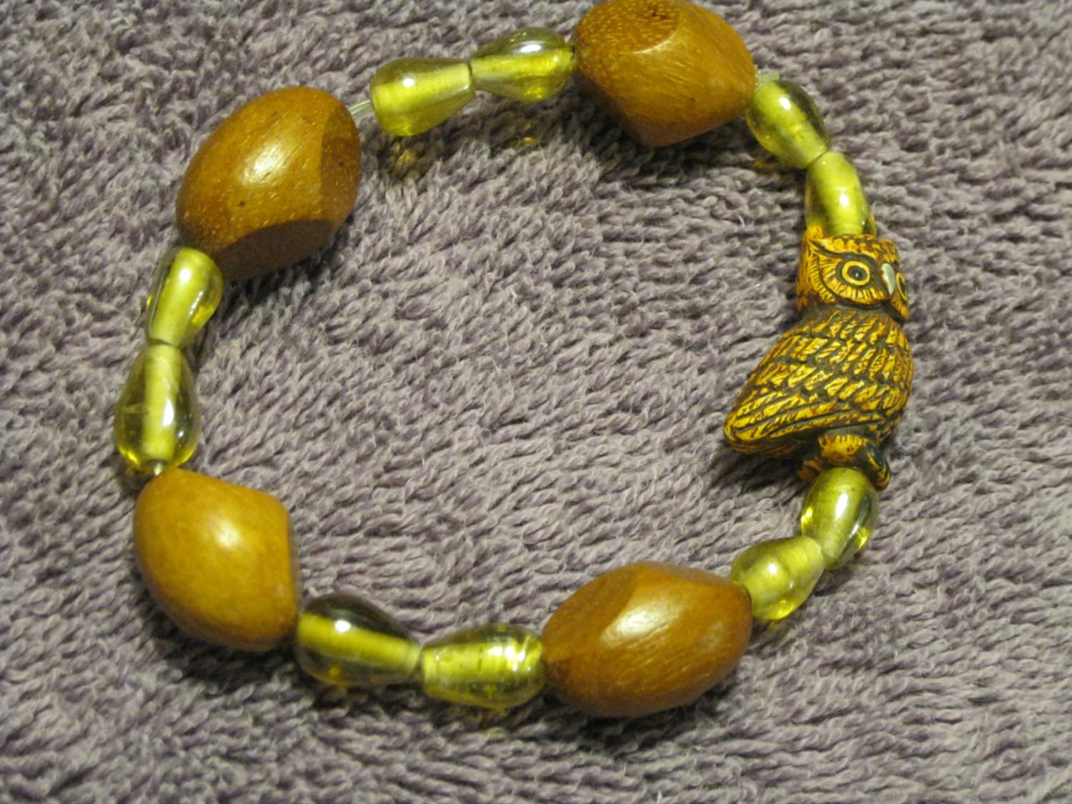 CERAMIC OWL BRACELET