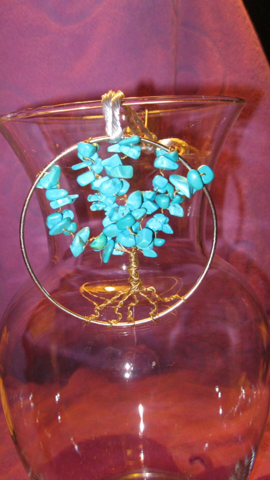 HEALING STONES SUNCATCHER Chinese Turquoise Etsy