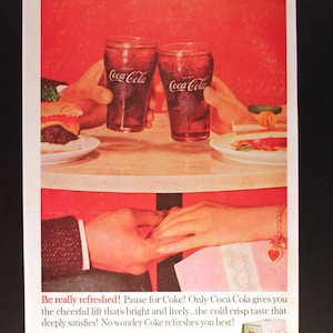 1960 Coca-Cola Magazine Advertisement/Vintage advertising/retro ads/1960s/Coke/Coca Cola/cool men&#39;s & women&#39;s gift/summer fun