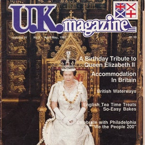 UK Magazine/ Birthday tribute to Queen Elizabeth II /British Royalty/ Princess Diana/ Royal family/ British culture/ England