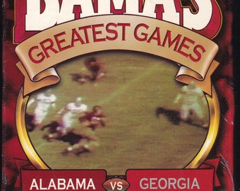 Bama's Greatest Games #14 Alabama vs. Georgia 1945 video/ Roll Tide Roll/ Alabama Crimson Tide Football/ Harry Gilmer/ Charley Trippi