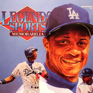 Darryll Strawberry Legends Sports Memorabilia September/October 1992/ Collectible Sports cards/ Los Angeles Dodgers/ Baseball card football