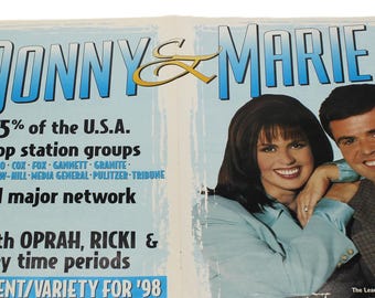 Donny & Marie Show vintage poster