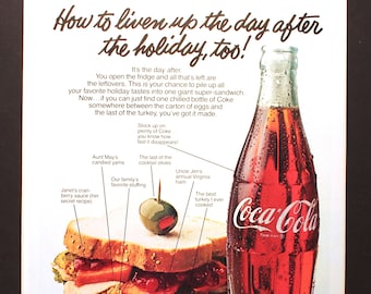 1978 Coca-Cola Magazine Advertisement /Vintage advertising/retro ads/ Signs of Life/1978/Coke/Coca Cola/cool men's gift/pause that refreshes