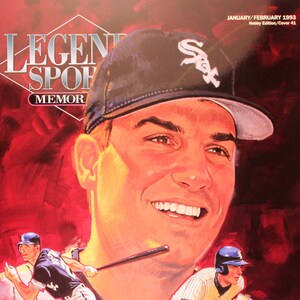 Robin Ventura Legends Sports Memorabilia January/February 1993/ Sports card Chicago White Sox/ Collectible card Baseball cards football card