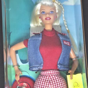 Coca-Cola Picnic Barbie/ Coca-Cola doll/ Coke Barbie/ Collectible Barbie doll/ Vintage Barbie/ Blonde Barbie