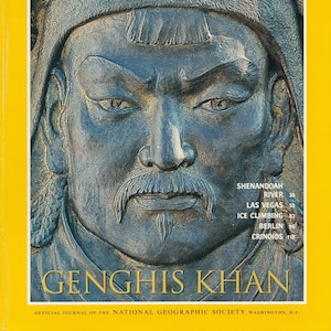 Genghis Khan National Geographic Cover/ Lord of the Mongols/ Mongolia/ Mongol  warfare/ magazine art/ photographic art /cool gift