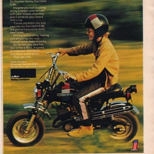1973 Harley -davidson X-90 Magazine Ad - Etsy