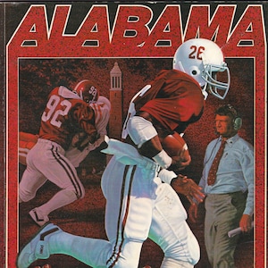 1984 Alabama Football Press Guide/ Collection Ray Perkins/ Alabama football/sports/Winning Coach/Roll Tide Roll/Alabama Crimson Tide/SEC