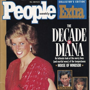 Diana Princess of Wales People Weekly Tribute /Fall 1997/ British Royalty/ Princess Di/ Princess Diana/ Royal family